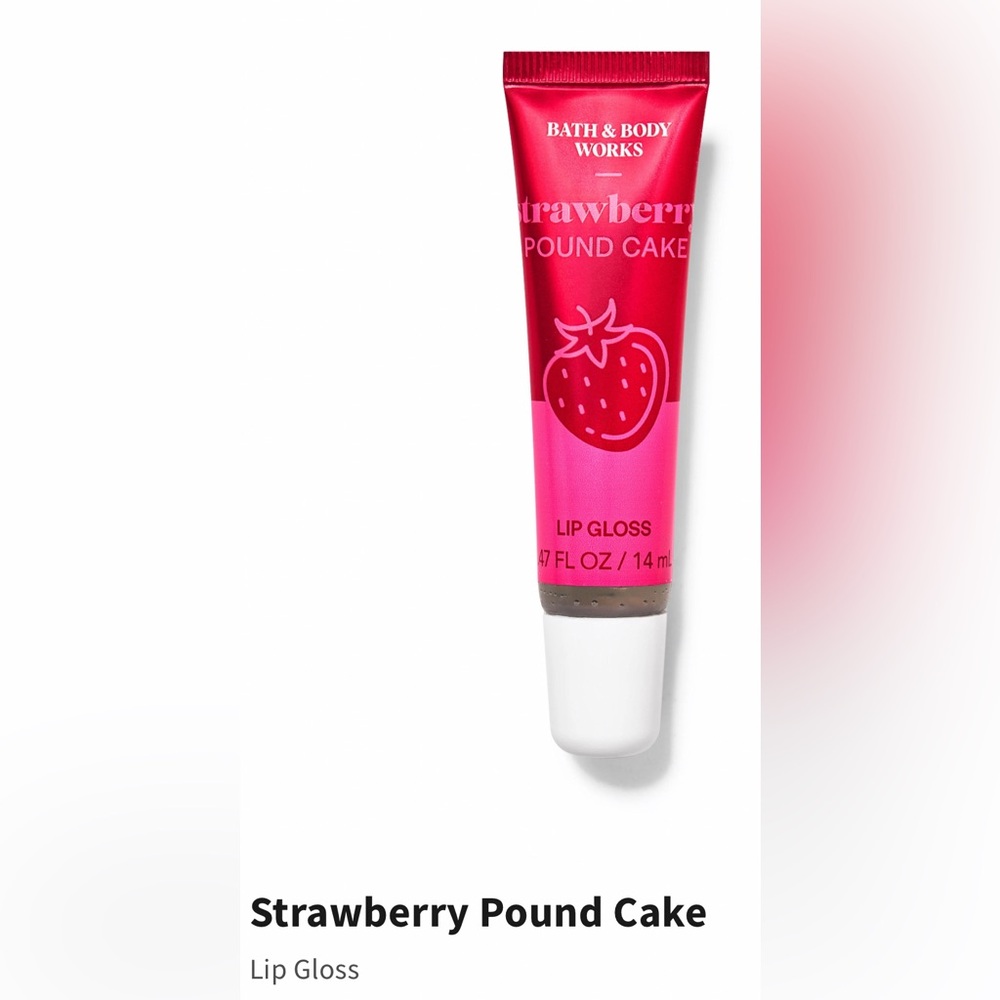 New/Unopened Strawberry Pound Cake Lip Care Bundle - Bath & Body Works - Picture 7 of 8
